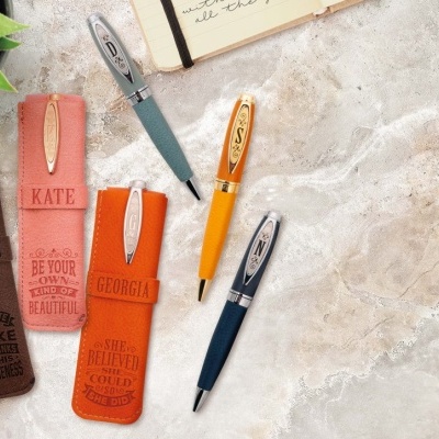 Caneta de Bambú com Bolsa Bom Chefe | H&H