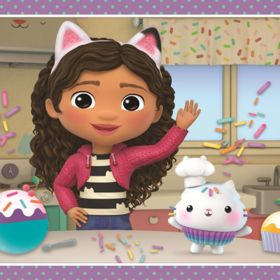 Puzzle Casa da Gabby  progressivo 4 em 1 Clementoni