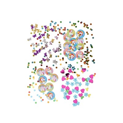 Confettis Arco íris Unicórnio Mágico