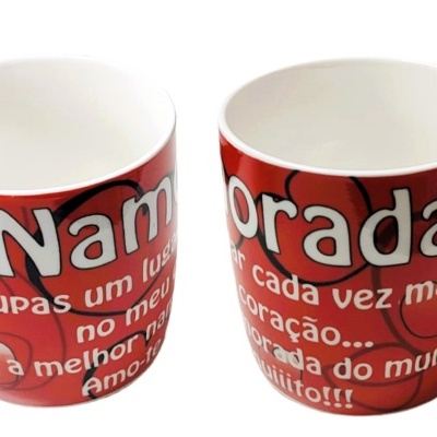 Caneca cerâmica "Namorada"