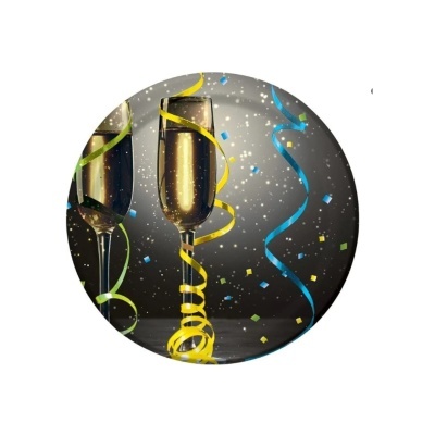 Pratos "New Year Pop" 18cm