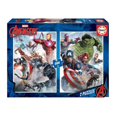 Puzzle Avengers 2x500 peças | EDUCA