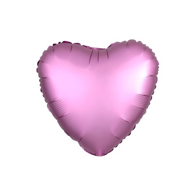 Balão Foil Coração Luxe Flamingo