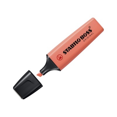 Marcador Fluorescente Pastel STABILO Boss Original Coral