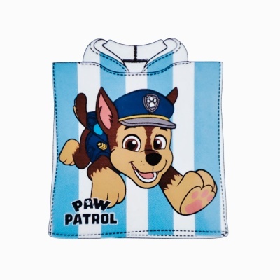 Poncho de praia microfibra Chase Patrulha Pata
