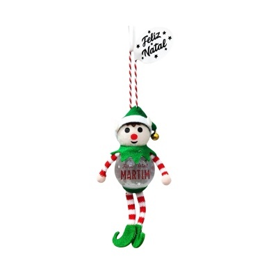 Boneco globo de neve Natal "Martim"