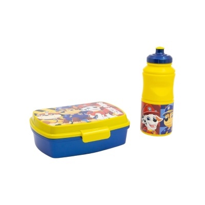 Conjunto Sanduicheira + garrafa Patrulha Pata