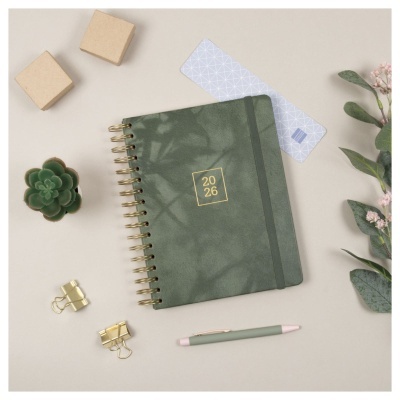 Agenda semanal A5 2026 Espiral Optimal Emma | Finocam