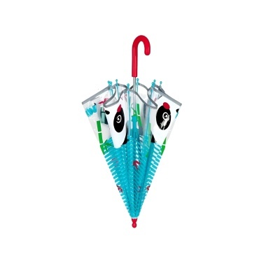 Guarda-chuva transparente Panda 44cm