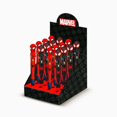 Esferográfica Multicolorida 10 Cores | Homem Aranha (sortida)