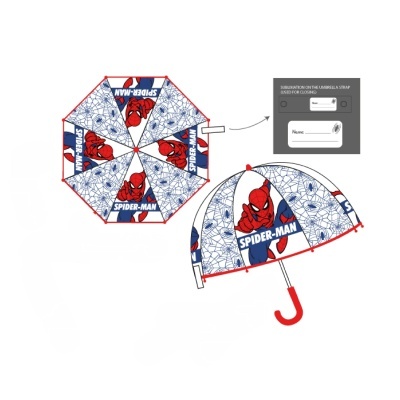 Guarda-chuva Transparente Homem Aranha