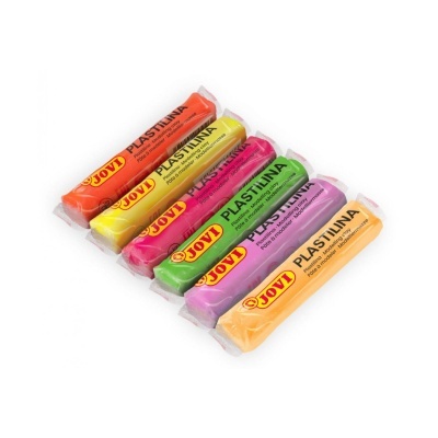 Conjunto de 6 Barras de Plasticina Néon | Jovi Conjunto de 6 Barras de Plasticina Néon | Jovi