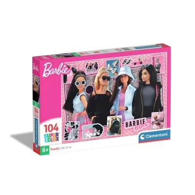 Puzzle Barbie 104 peças Supercolor | Clementoni