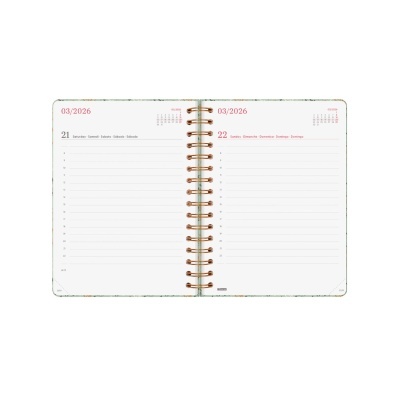 Agenda diária A5 2026 Espiral You Wheat | Finocam