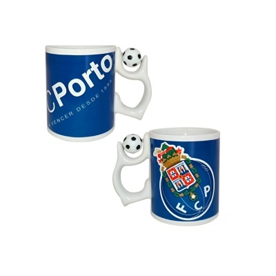 Caneca cerâmica com bola na asa FCP