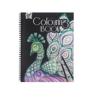 Livro para colorir Pavão