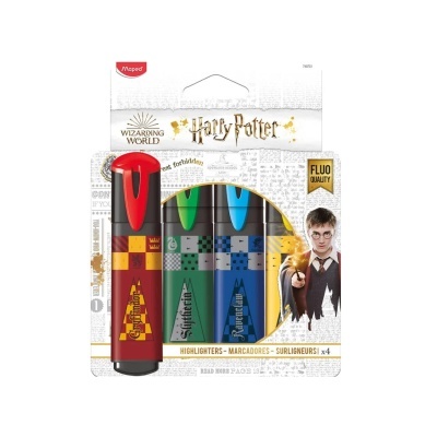 Conjunto 4 marcadores Fluorescentes Harry Potter | Maped