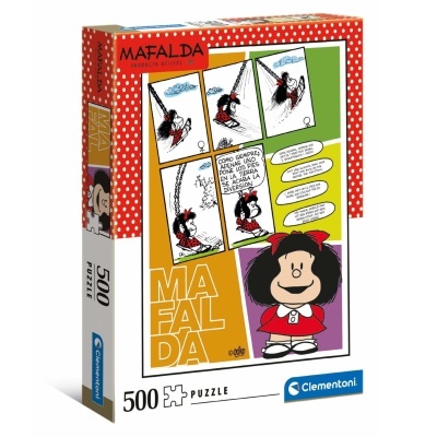 Puzzle Baloiço Mafalda 500 peças | Clementoni