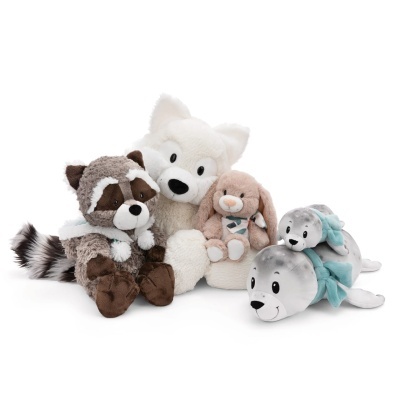 Peluche Guaxinim Lenno com capuz Dreamy Winter | Nici