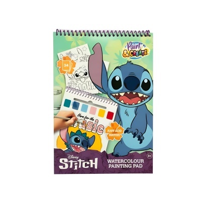 Livro para colorir aquarela | Stitch