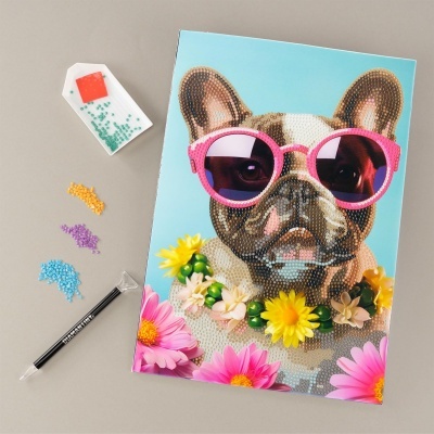 Pinta com Diamantes - Bulldog