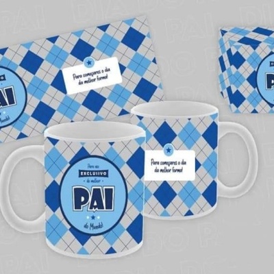 Caneca cerâmica "Pai exclusivo"