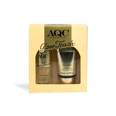 Conjunto spray e loção corporal Golden Glitter | AQC