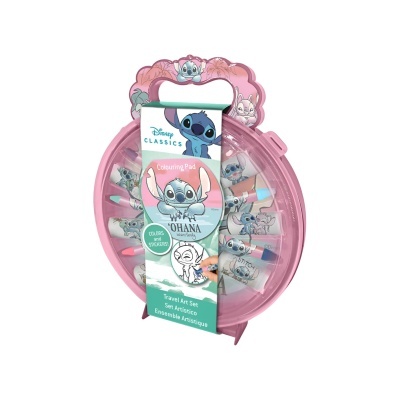 Conjunto criativo de viagem para colorir Stitch