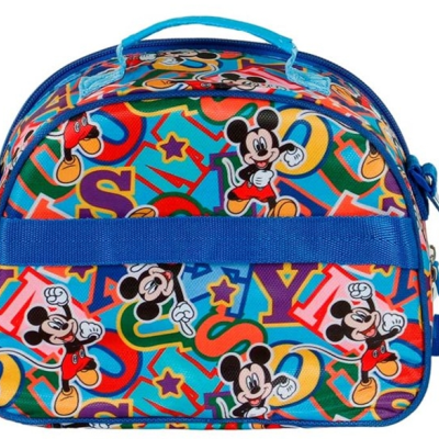 Mala infantil colorida com estampado do Mickey Mouse
