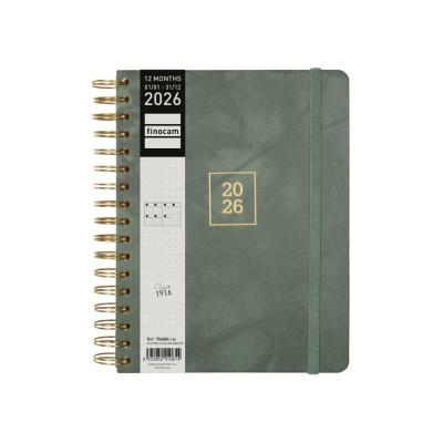 Agenda semanal A5 2026 Espiral Optimal Emma | Finocam