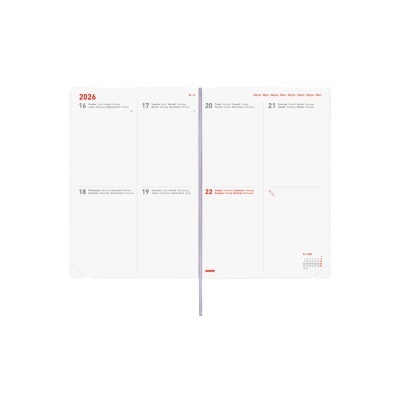 Agenda Semanal Dotted 16 Meses 2025/2026 | Finocam