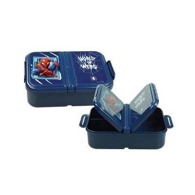 Sanduicheira 3 compartimentos Homem Aranha