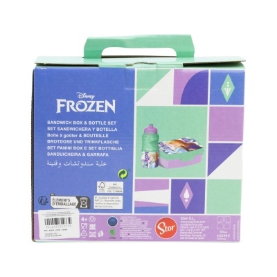 Conjunto Sanduicheira + garrafa Frozen