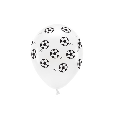 6 Balões Látex Futebol 33cm