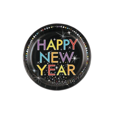 Pratos "Happy New Year" 22cm