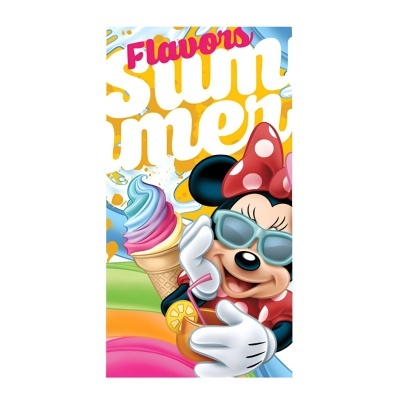 Toalha de praia Minnie Summer Disney algodão