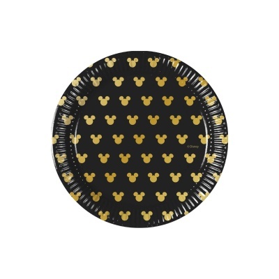 Pratos Mickey Gold 20cm