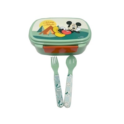 Sandwicheira com talheres Mickey