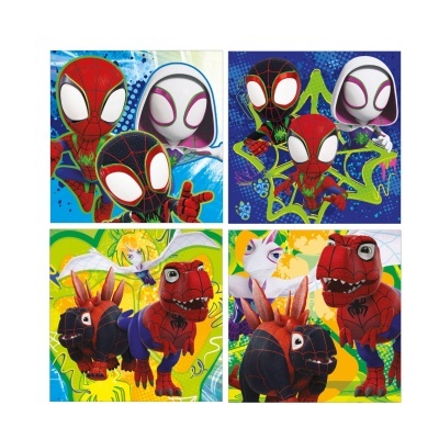 Puzzle Progressivo 4 em 1 Dino-Webs Spidey | Educa