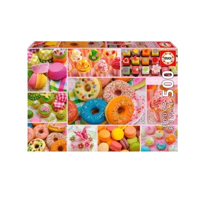 Puzzle Colagem de doces 500 peças | Educa