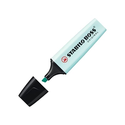 Marcador Fluorescente Pastel STABILO Boss Original Turquesa