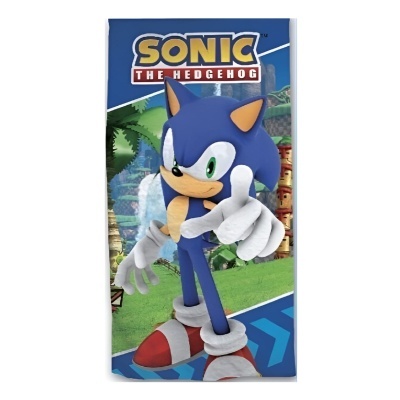 Toalha de praia Sonic The Hedgehog microfibra
