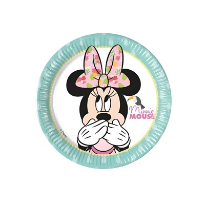 Pratos Minnie Tropical