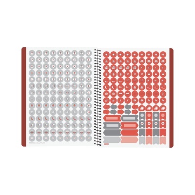Agenda Diária Ikon 16 Meses 2025/2026 | Finocam