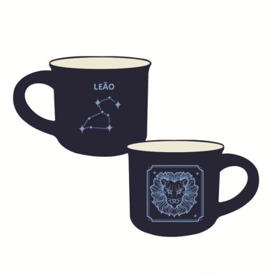 Chávena café aveludada Signo "Leão"