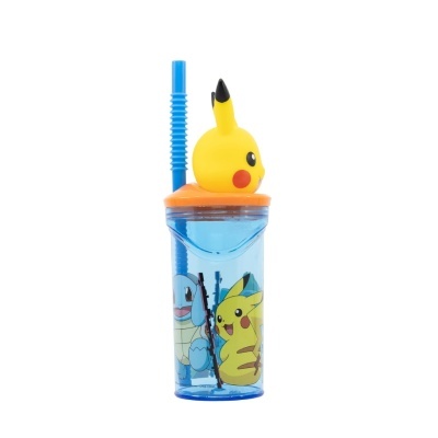 Copo Com Figura 3D Pokémon