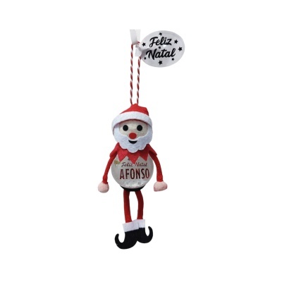 Boneco globo de neve Natal "Afonso"