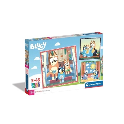 Puzzle Bluey 3x48 peças | Educa