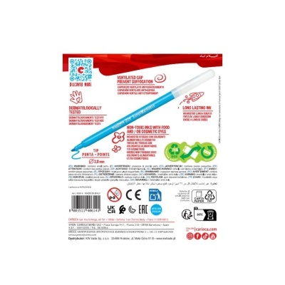 12 Marcadores de Feltro Carioca Joy