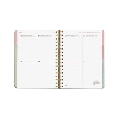 Agenda semanal A5 2026 Espiral Optimal Emma | Finocam